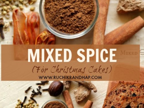 Mixed Spice, Recipe