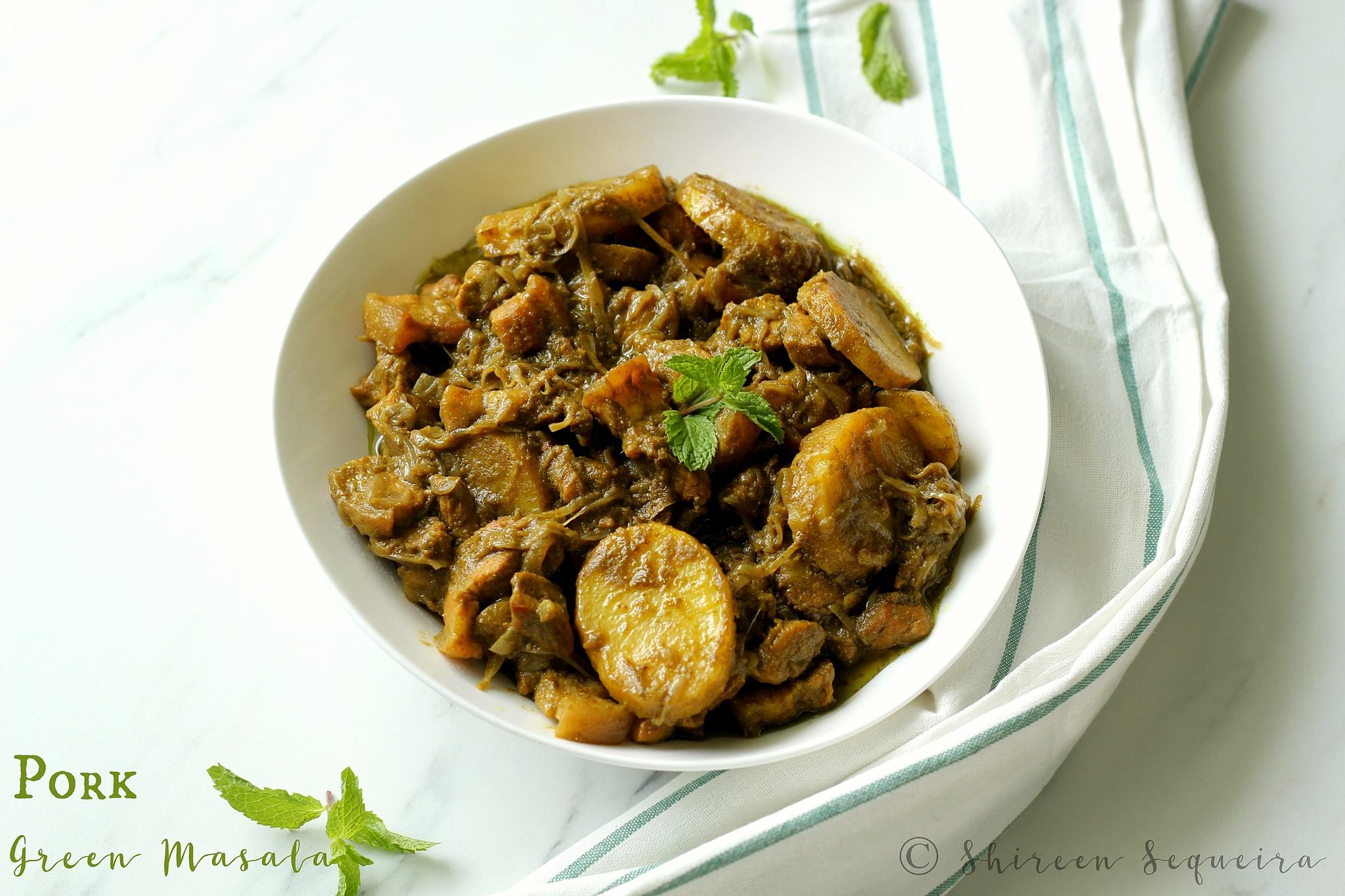 Pork cheap green masala