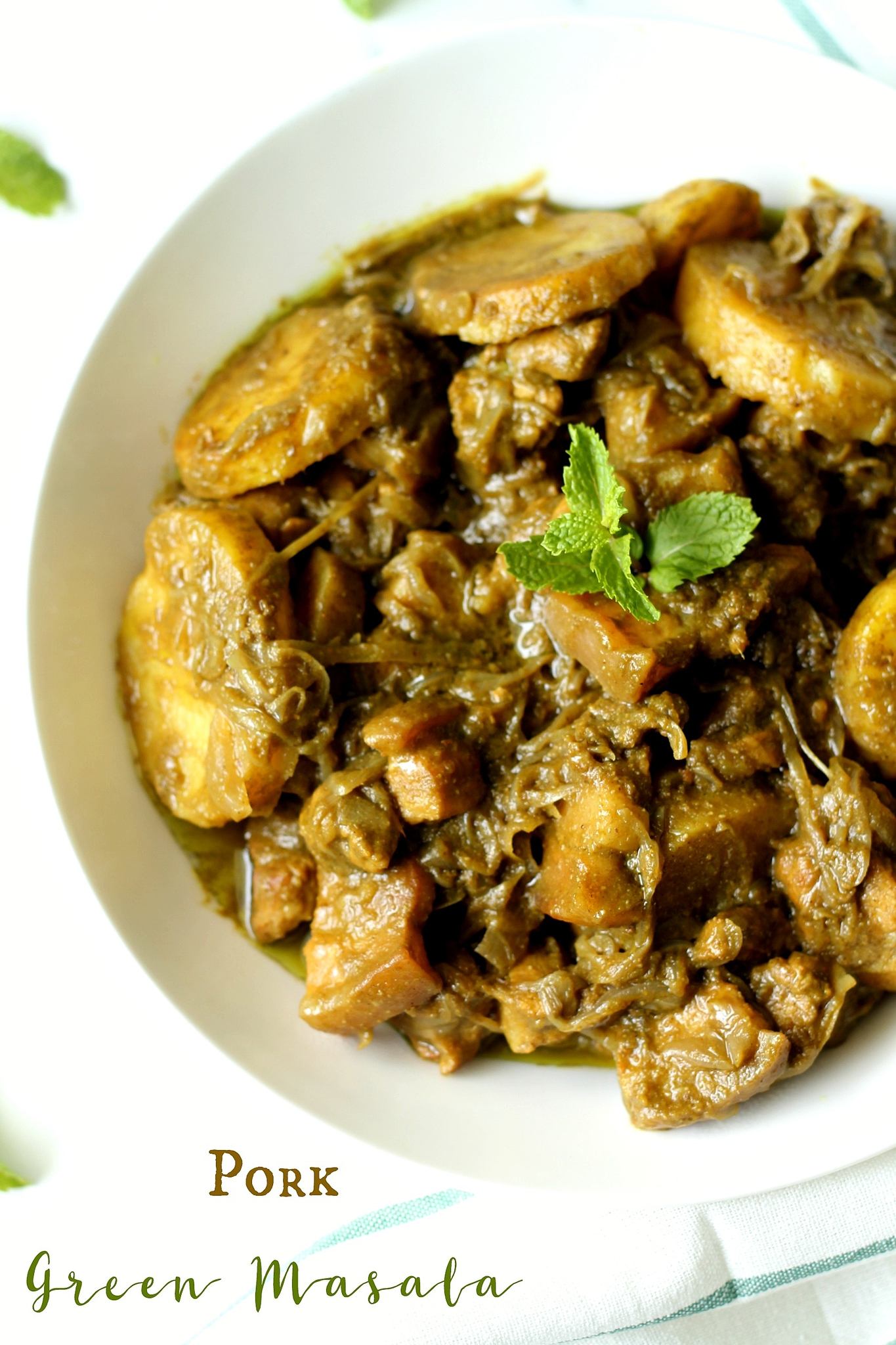 Pork cheap green masala