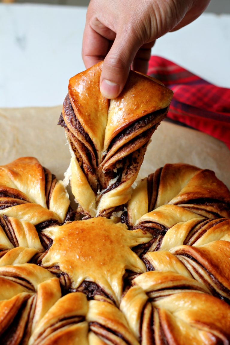 Nutella Flower Bread | Ruchik Randhap